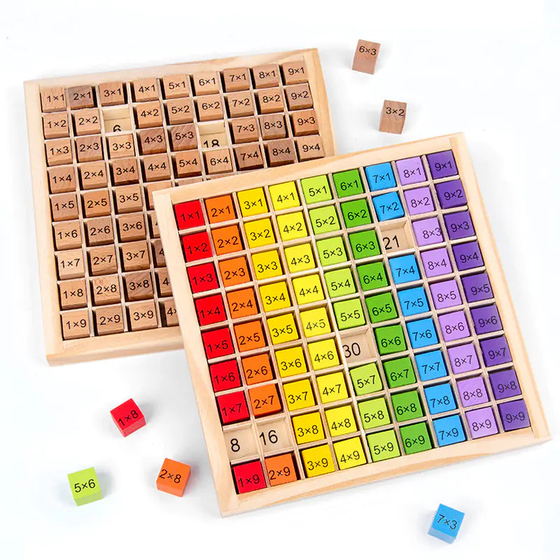 Colorful Math Blocks Set
