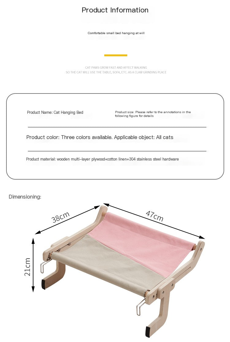 Feline Sun Perch Window Bed