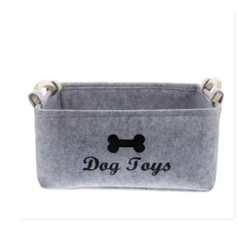 Felt Pet Gear Organizer Basket