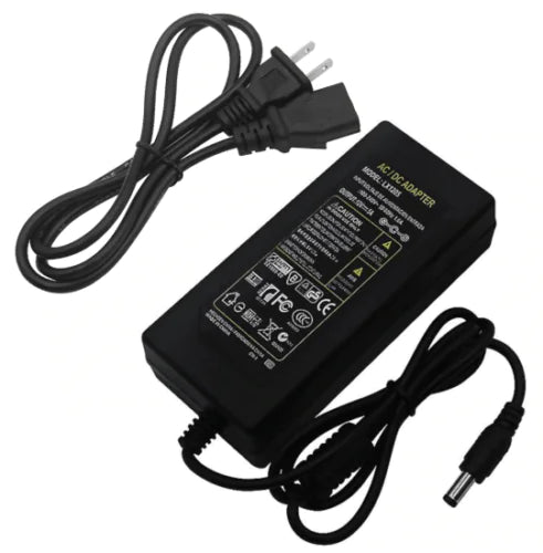 12V AC to DC Adapter for 5050 LED Strip Lights