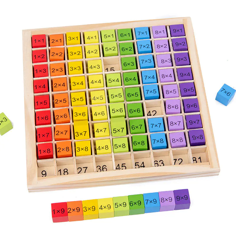 Colorful Math Blocks Set