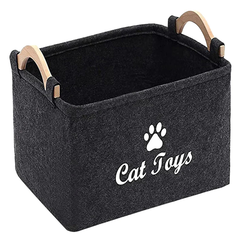Felt Pet Gear Organizer Basket