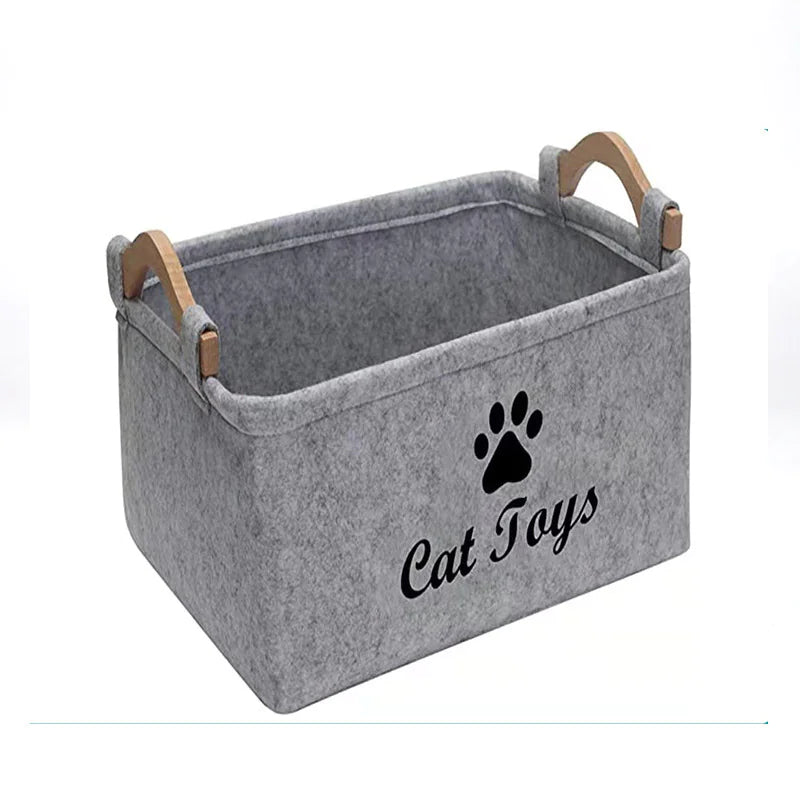 Felt Pet Gear Organizer Basket