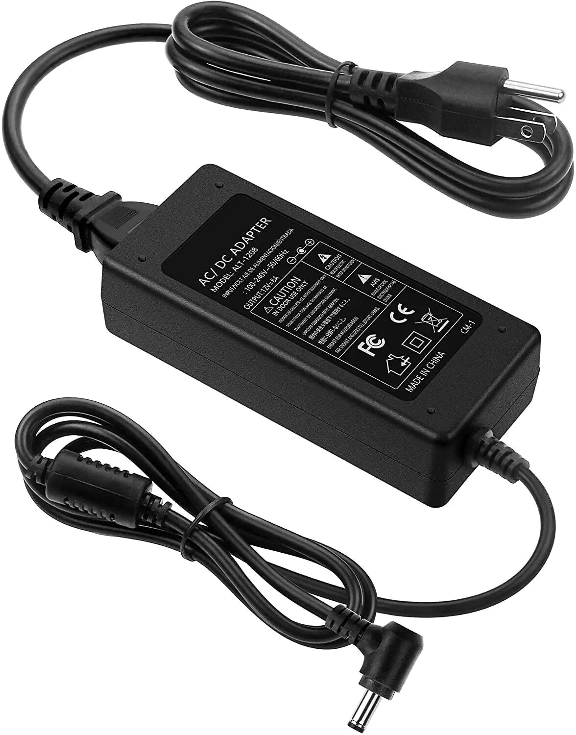 12V AC to DC Adapter for 5050 LED Strip Lights